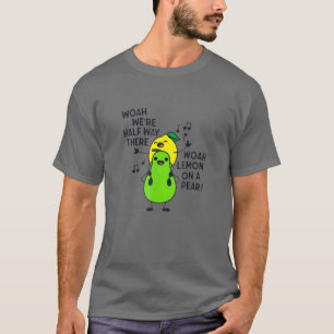 Camiseta Limão Em Um Professor De Pera Foodie Engraçado