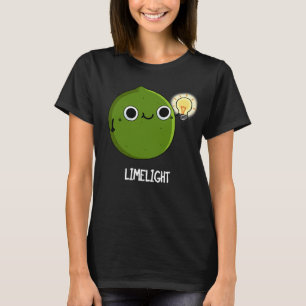 Camiseta Limão Engraçado à luz do limão Fruta Escuro BG
