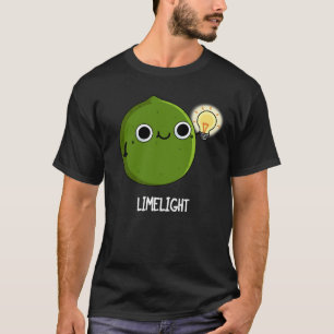 Camiseta Limão Engraçado à luz do limão Fruta Escuro BG