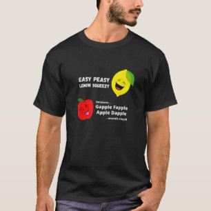 Camiseta Limão-Limão-Picado-Foodie-Verão-Limonada-Calmante