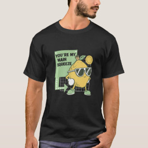 Camiseta Limão Palavra Tocar Limão Tocar Fruta de Citros