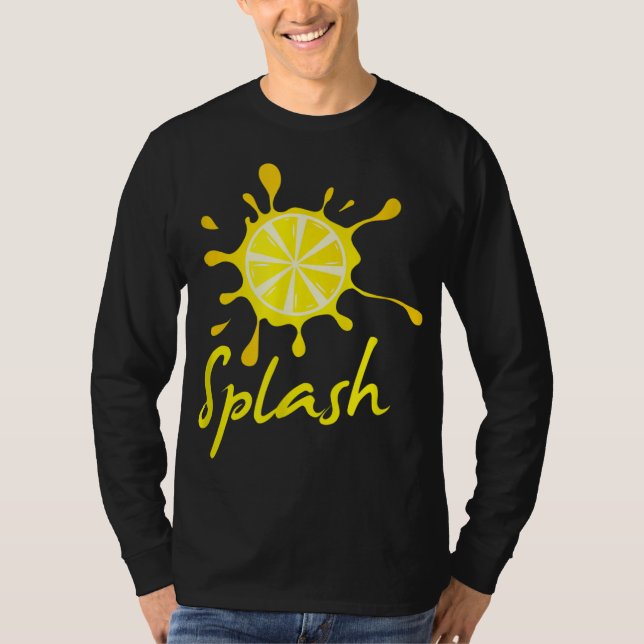 Camiseta Limão Splash Fruta de Verão Limonada (Frente)