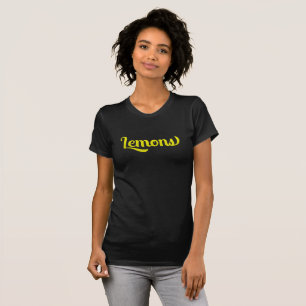 Camiseta LIMARES AMARELAS Gráfico de Tipo Retro Moda Fresca