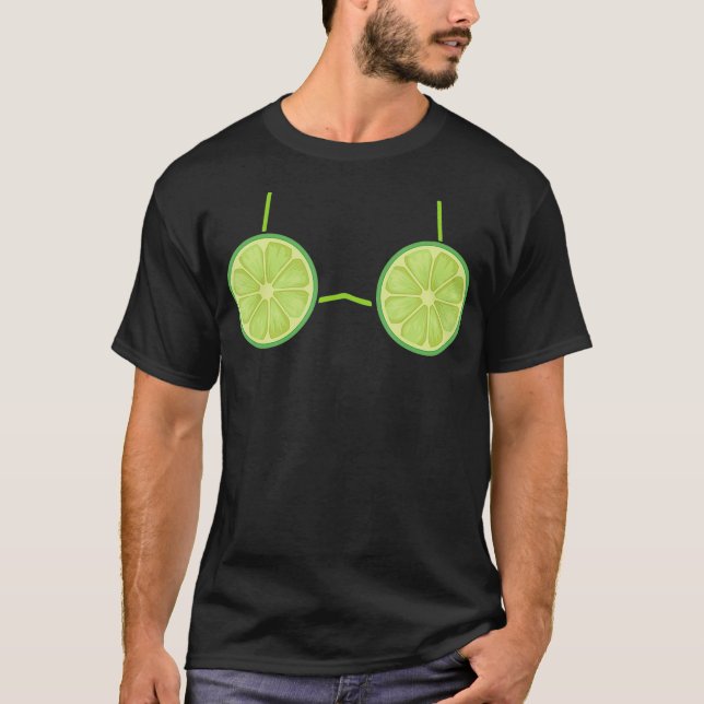 Camiseta Lime Bra Costume Awesome & Cute Easy Reptile Hallo (Frente)