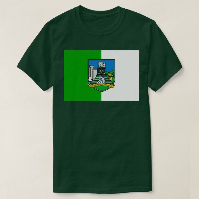 Camiseta Limerick GAA Crest e County Colors (Frente do Design)