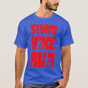Camiseta Limiar da Maratona de natação da Corrida de Triath