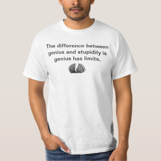 Camiseta Limitações do gênio