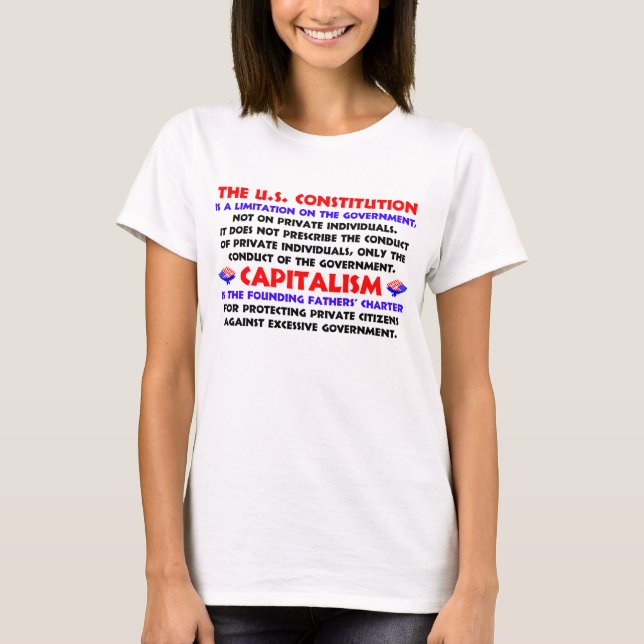 Camiseta Limitando o governo (Frente)