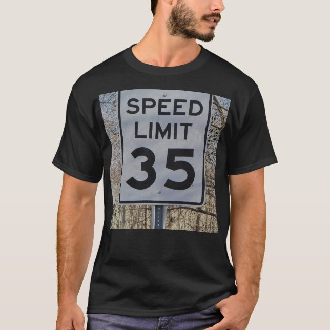 CAMISETA LIMITE DE VELOCIDADE 35 (Frente)
