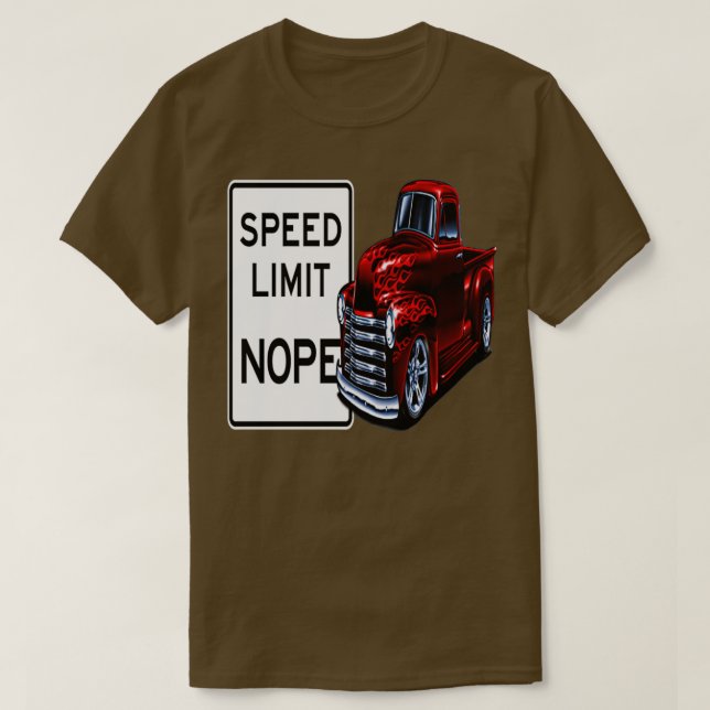 Camiseta Limite De Velocidade Nope American Super Sport Sup (Frente do Design)