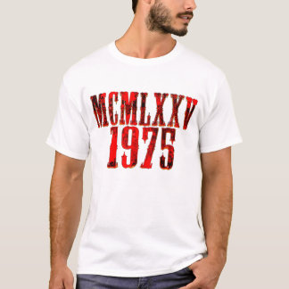 Camiseta Limited Edition 1975 Birthday 50 year