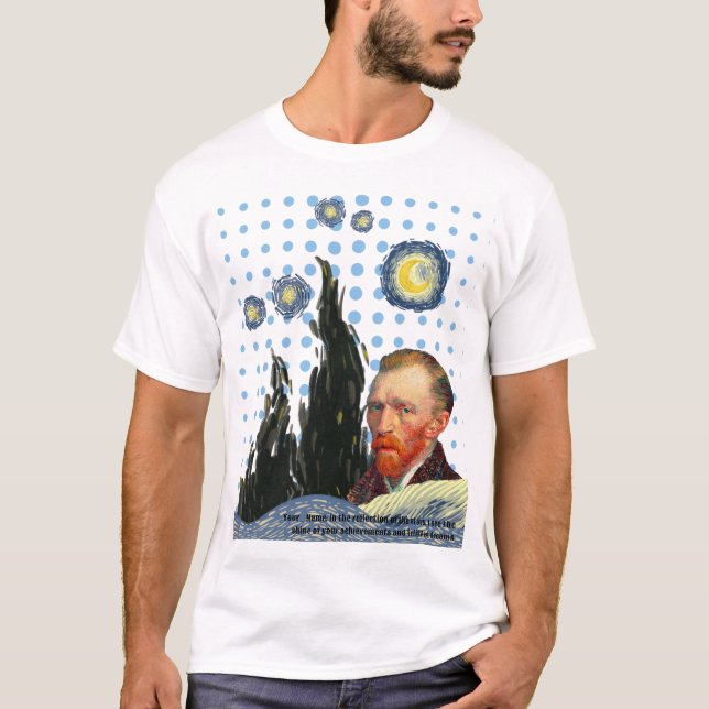 Camiseta Limited Edition Van Gogh Starry Night T-Shirt: Per (Frente)