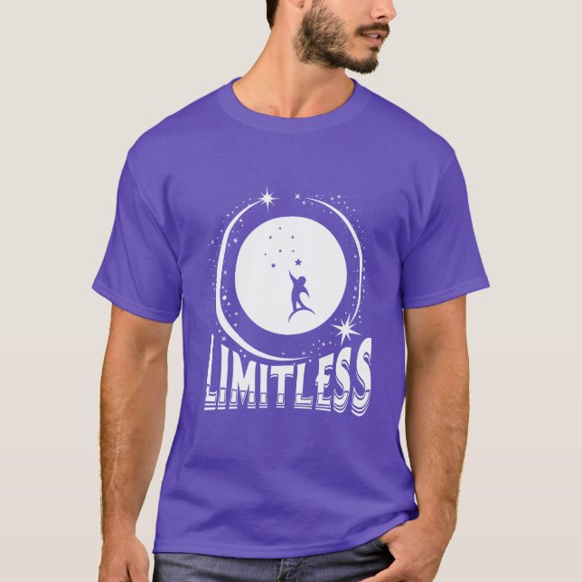Camiseta Limitless Motivational inspirational Quotes friend (Frente)