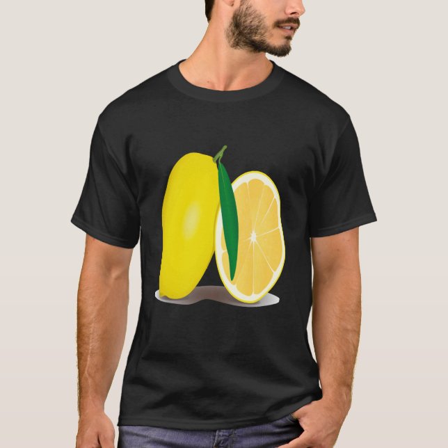 Camiseta Limões Citros Limão Fruta Amarelo Limão Limão (Frente)