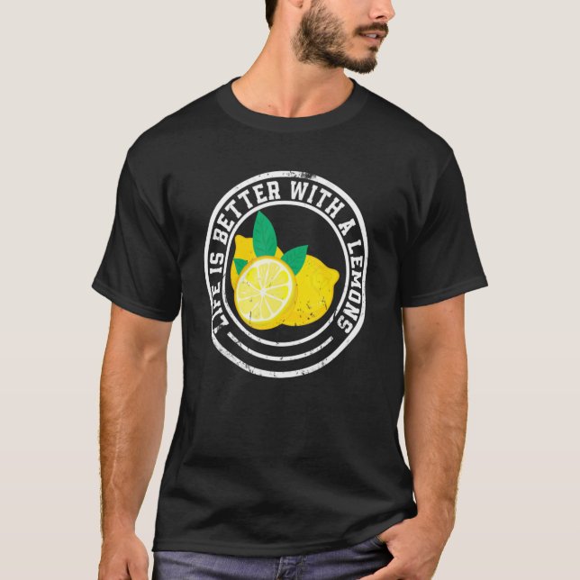 Camiseta Limões Crianças Fruta Limão (Frente)