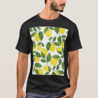 Limões de Aquarela: Padrão de Fruta de Verão