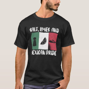 Camiseta Limões De Sal E Orgulho Mexicano