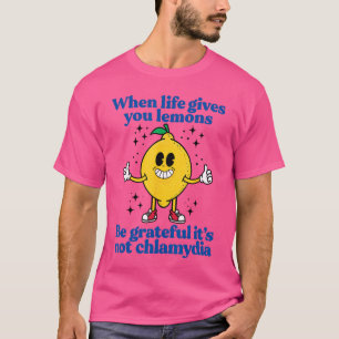 Camiseta Limões e clamídia Meme Absurdo Ofensivo Sarcast