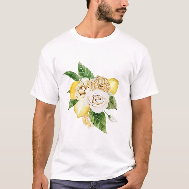 Camiseta Limões e rosas (Frente)