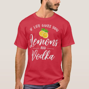 Camiseta Limões e Vodka Engraçado Bebendo Humor Humor