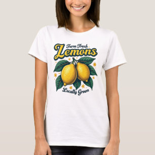 Camiseta Limões frescos de fazenda para mulheres