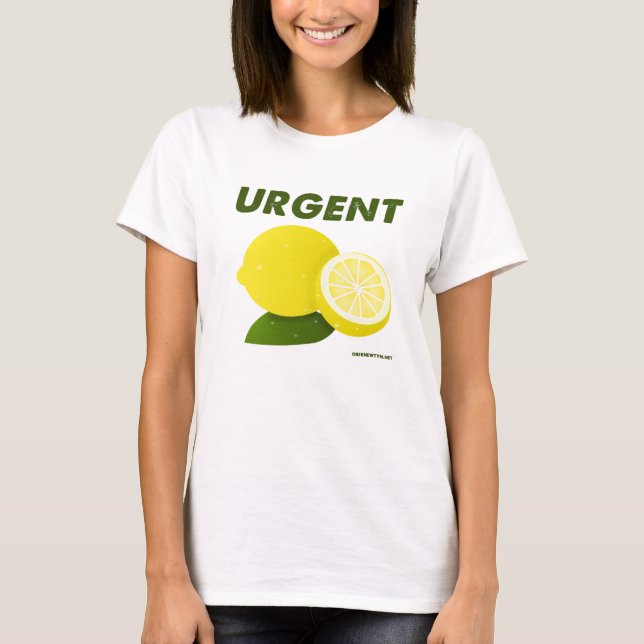 Camiseta Limões urgentes, por Vauny (Frente)