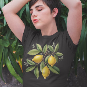 Camiseta Limon Branch Elegant Vintage