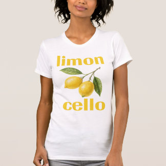 camiseta limon cello para mulheres e homens