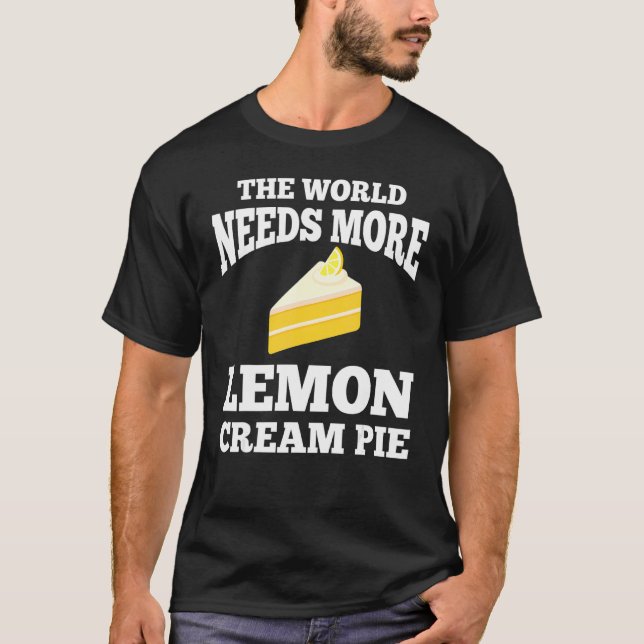 Camiseta Limon Cream Pie Roupa Funny Pies Design (Frente)