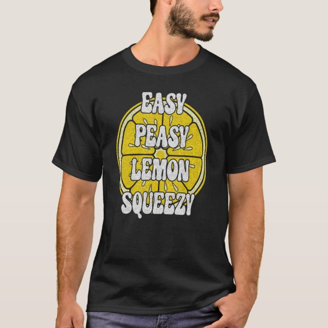 Camiseta Limonada de limão picante de limão fácil (Frente)