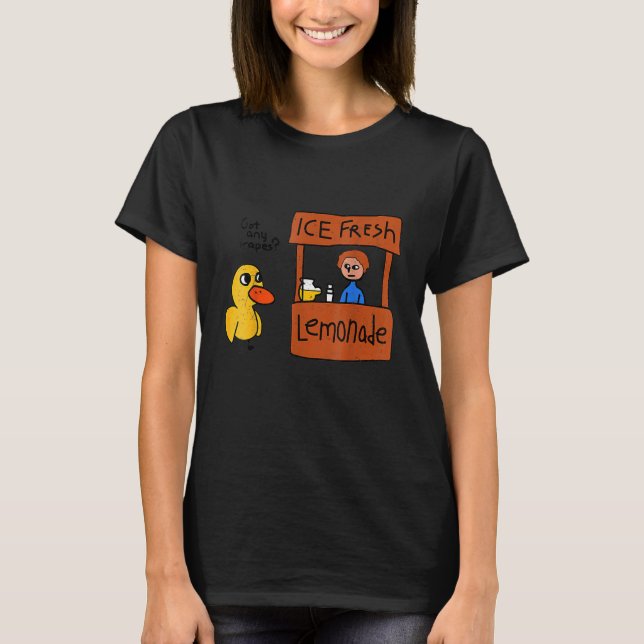 Camiseta Limonada Fresca De Gelo Tem Qualquer Pato De Uva 1 (Frente)
