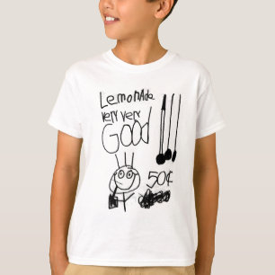 Camiseta Limonada para a venda - os miúdos entregam o sina