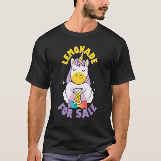 Camiseta Limonada Para Venda De Aparência Para Crianças Emp (Frente)