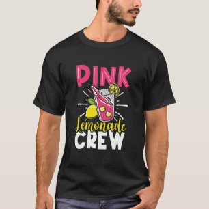 Camiseta Limonada Rosa Tripulante Limão Sumo de Limão Chefe