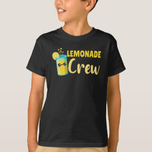 Camiseta Limonada Tripulação Kawaii Fruta de Verão Limão