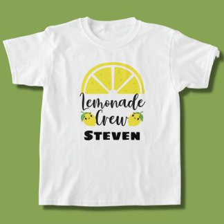 Camiseta Limonada Tripulação Personalizada Limonada