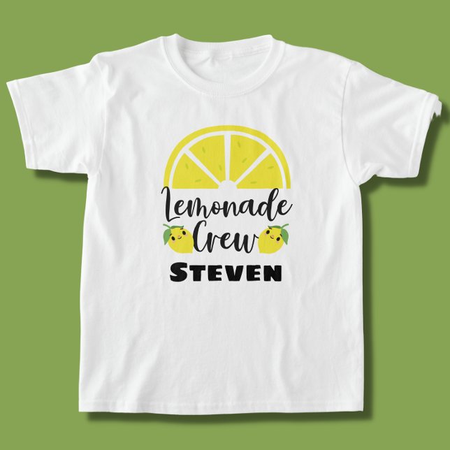 Camiseta Limonada Tripulação Personalizada Limonada (Criador carregado)