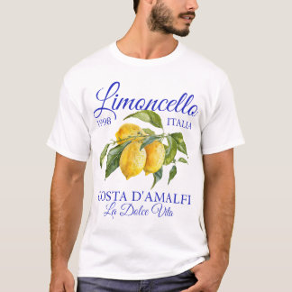Camiseta Limoncello La Dolce Vita Itália Amalfi Coast Lemon