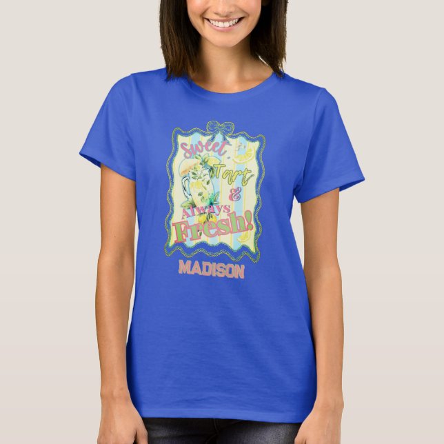 Camiseta Limonete Engraçadinho com Laço Coquete Doodle (Frente)