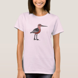 Camiseta Limosa com cauda listrada
