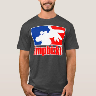 Camiseta limp bizkit vermelho e Bolsa azul