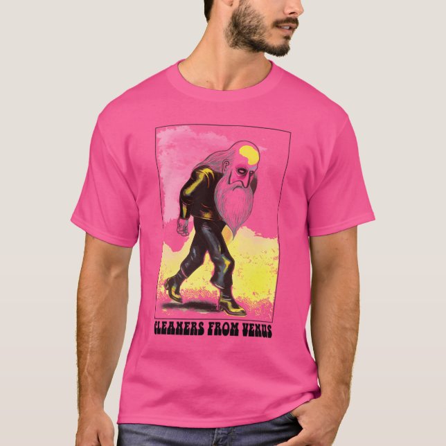 Camiseta Limpa Do Vênus Original Do Estilo Psicodélico Vent (Frente)