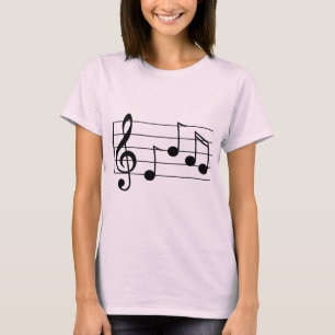 Camiseta Limpa e funcionarios do térreo de notação music