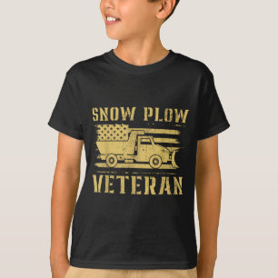 Camiseta Limpa Neve Serviço Inverno Veterano Aposentado Div