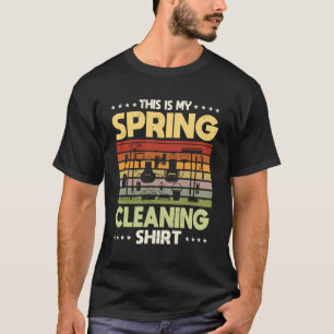 Camiseta Limpador de Casa de Cotação de primavera