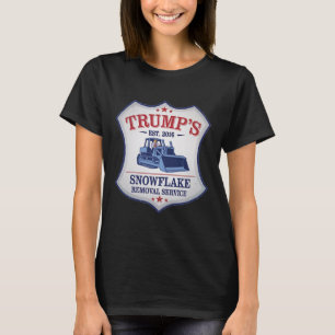 Camiseta Limpador de Neve Trump Remoção de Floco de Neve Tr