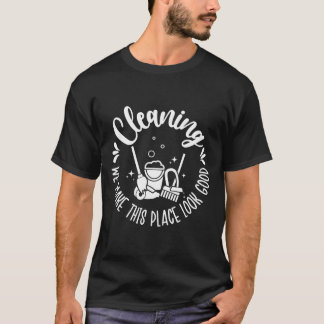 Camiseta Limpadora Agradecimento Limpeza Senhoras de Limpez