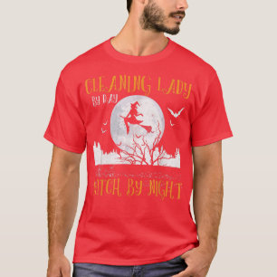 Camiseta Limpando A Bruxa Do Dia Por Mulheres Noturnas Hall
