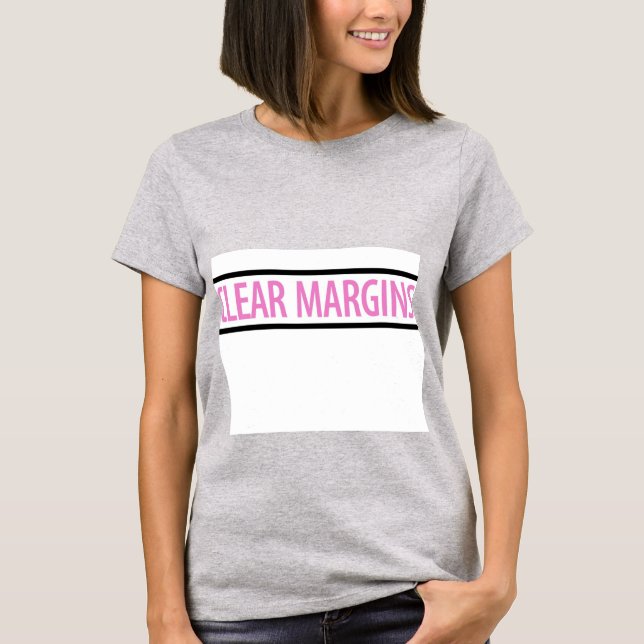 Camiseta Limpar Margens T-Shirt (Frente)