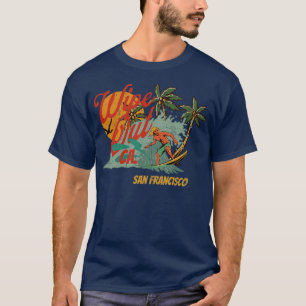 Camiseta Limpar o retro de vintage Surf da Califórnia